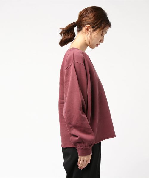 rip curl(リップカール)の「【RIP CURL / リップカール】レディースワンポイントスウェット / トレーナー / オーバーサイズ / ワンマイルウェア / ルームウェア(スウェット・レディース・レッド系その他2/オレンジ系その他2・MEDIUM/LARGE)」の4枚目の写真