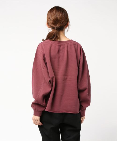 rip curl(リップカール)の「【RIP CURL / リップカール】レディースワンポイントスウェット / トレーナー / オーバーサイズ / ワンマイルウェア / ルームウェア(スウェット・レディース・レッド系その他2/オレンジ系その他2・MEDIUM/LARGE)」の3枚目の写真