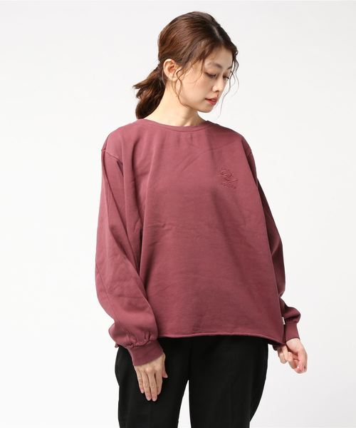 rip curl(リップカール)の「【RIP CURL / リップカール】レディースワンポイントスウェット / トレーナー / オーバーサイズ / ワンマイルウェア / ルームウェア(スウェット・レディース・レッド系その他2/オレンジ系その他2・MEDIUM/LARGE)」の6枚目の写真