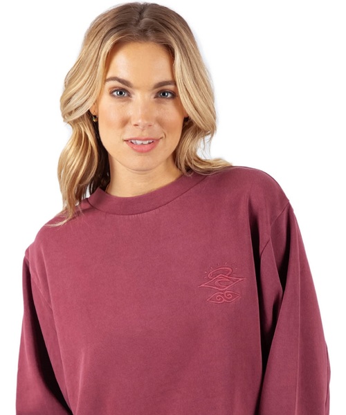 rip curl(リップカール)の「【RIP CURL / リップカール】レディースワンポイントスウェット / トレーナー / オーバーサイズ / ワンマイルウェア / ルームウェア(スウェット・レディース・レッド系その他2/オレンジ系その他2・MEDIUM/LARGE)」の21枚目の写真