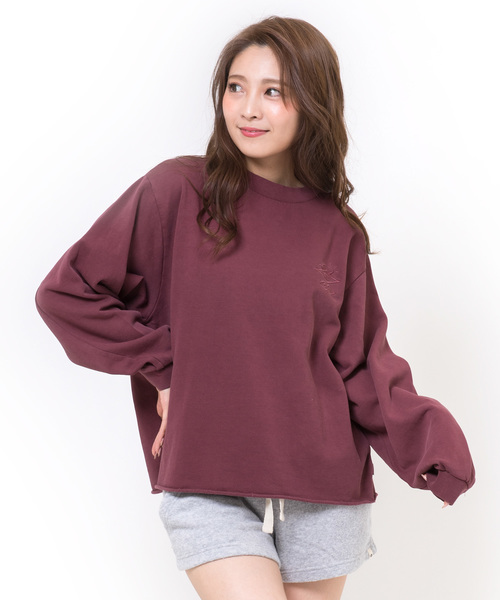 rip curl(リップカール)の「【RIP CURL / リップカール】レディースワンポイントスウェット / トレーナー / オーバーサイズ / ワンマイルウェア / ルームウェア(スウェット・レディース・レッド系その他2/オレンジ系その他2・MEDIUM/LARGE)」の8枚目の写真