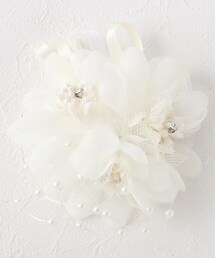 SHOO・LA・RUE | パールビーズ×チュールコサージュ(ブローチ/コサージュ)