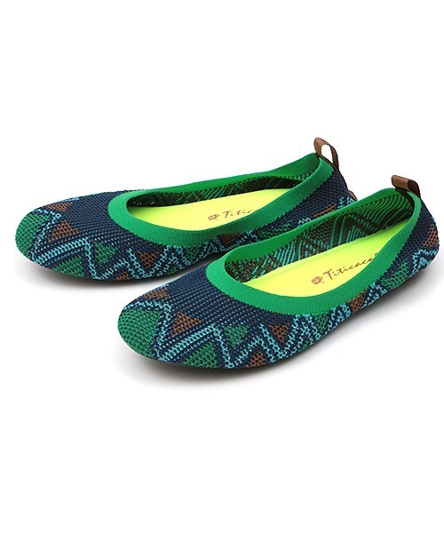 チチカカ（チチカカ）の「ニットフラットシューズ（パンプス・レディース・ネイビー/ブラウン/ブラック・MEDIUM/LARGE）」の16枚目の写真