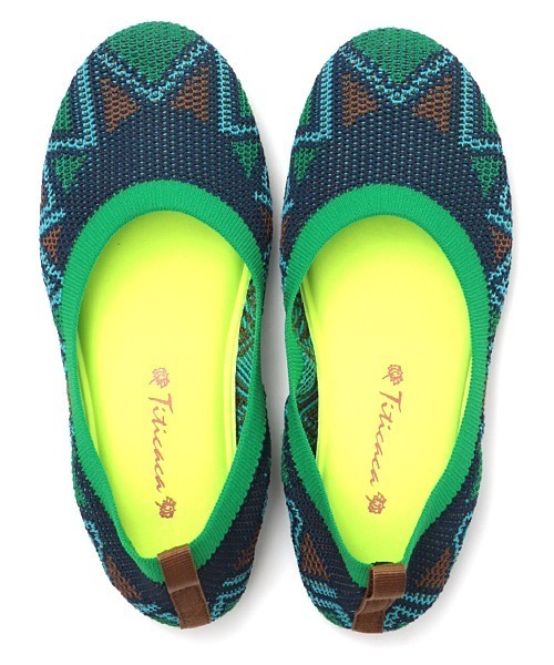 チチカカ（チチカカ）の「ニットフラットシューズ（パンプス・レディース・ネイビー/ブラウン/ブラック・MEDIUM/LARGE）」の17枚目の写真