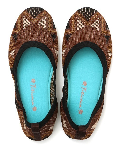 チチカカ（チチカカ）の「ニットフラットシューズ（パンプス・レディース・ネイビー/ブラウン/ブラック・MEDIUM/LARGE）」の13枚目の写真