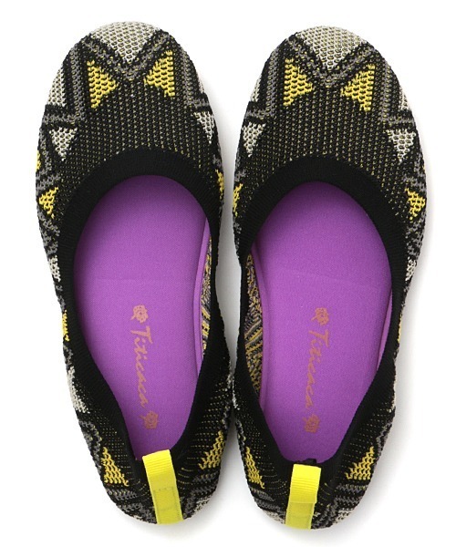 チチカカ（チチカカ）の「ニットフラットシューズ（パンプス・レディース・ネイビー/ブラウン/ブラック・MEDIUM/LARGE）」の15枚目の写真