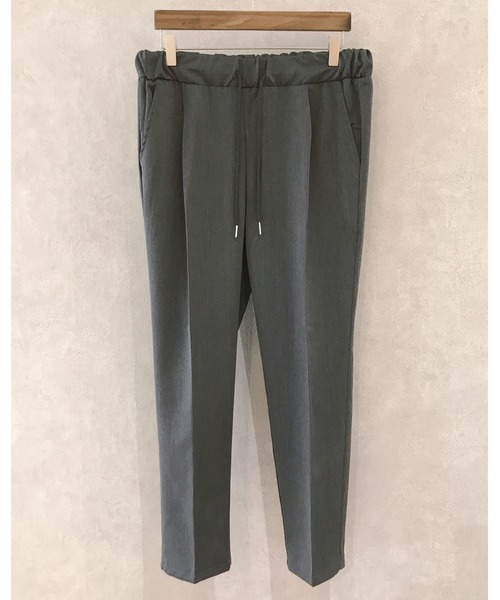 Niell（ニール）の「スリムテーパードタックイージースラックス（スラックス・メンズ・ブルー系その他/杢グレー/ブラック系その他/カーキ/ベージュ/ブラック/アイボリー・L/M）」の16枚目の写真