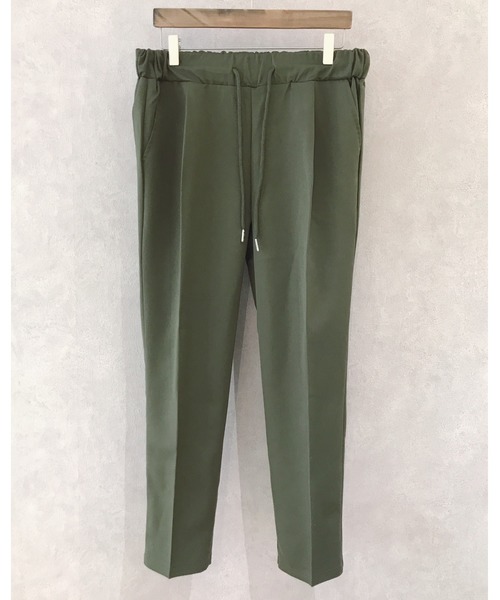 Niell（ニール）の「スリムテーパードタックイージースラックス（スラックス・メンズ・ブルー系その他/杢グレー/ブラック系その他/カーキ/ベージュ/ブラック/アイボリー・L/M）」の14枚目の写真