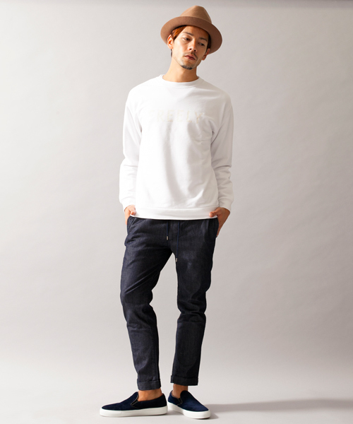 BEAUTY&YOUTH UNITED ARROWS（ビューティーアンドユースユナイテッドアローズ）の「BY ∴ クリア スウェット クルーネック ドロップ ◆（スウェット・メンズ・ホワイト/グレー/ネイビー・LARGE/SMALL/X-LARGE/MEDIUM）」の6枚目の写真