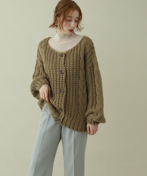 one after another NICE CLAUP(ワンアフターアナザーナイスクラップ)の「カラースラックスパンツ(スラックス・レディース・グレー/モカ/ミント/イエロー/ピンク・SMALL/MEDIUM)」の16枚目の写真