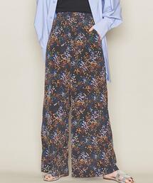 ASTRAET | ＜ASTRAET（アストラット）＞フラワープリント イージー ワイドパンツ(その他パンツ)