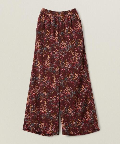 ASTRAET（アストラット）の「＜ASTRAET（アストラット）＞フラワープリント イージー ワイドパンツ（その他パンツ・レディース・ネイビー/ブラウン・00/0/1）」の5枚目の写真