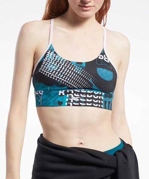 Reebok(リーボック)の「ローインパクト ブラ / Meet You There Low-Impact Bra(スポーツブラ・レディース・ブラック/ブルー・LARGE/X-LARGE/XX-LARGE/MEDIUM/SMALL)」の7枚目の写真