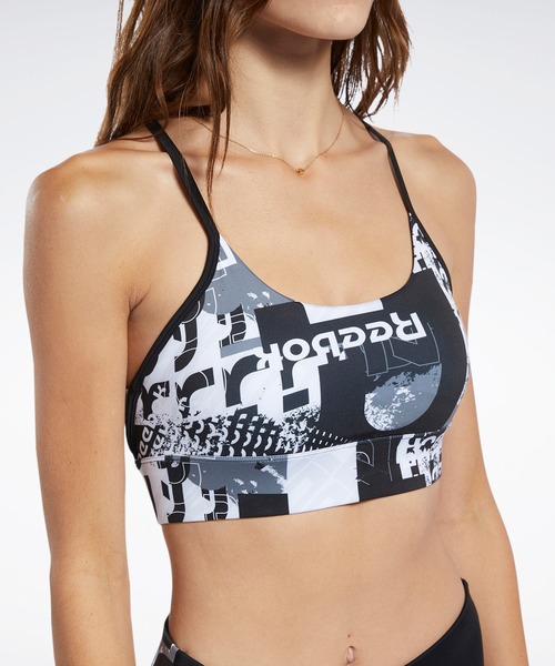 Reebok(リーボック)の「ローインパクト ブラ / Meet You There Low-Impact Bra(スポーツブラ・レディース・ブラック/ブルー・LARGE/X-LARGE/XX-LARGE/MEDIUM/SMALL)」の4枚目の写真