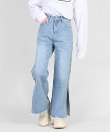 DING | DING/サイドスリットデニムパンツ(デニムパンツ)