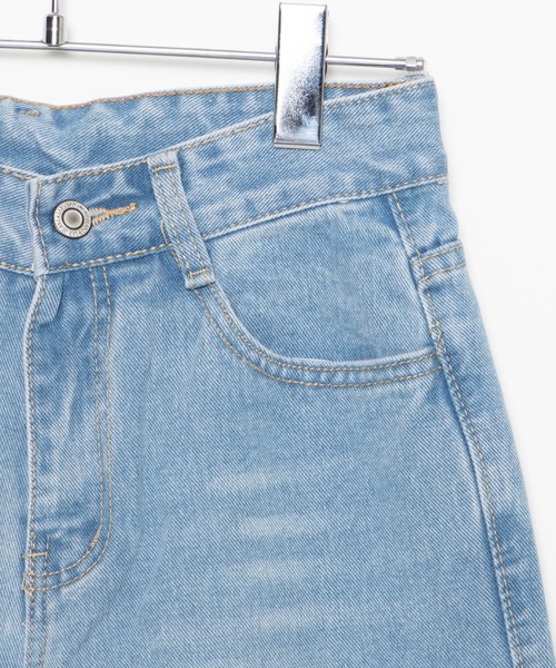 DING（ディング）の「DING/サイドスリットデニムパンツ（デニムパンツ・レディース・ライトブルー・S/M）」の14枚目の写真