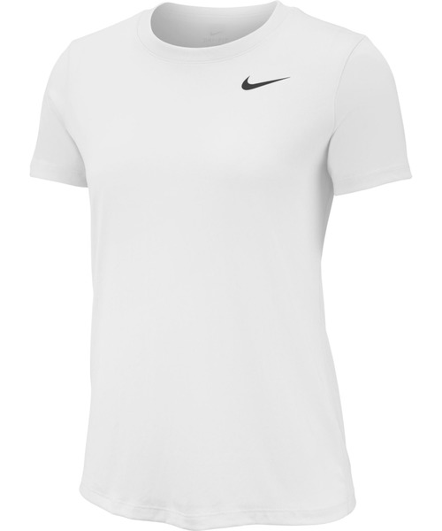 NIKE(ナイキ)の「ナイキ NIKE ウィメンズ DRI-FIT レッグ クルー Tシャツ(Tシャツ/カットソー・レディース・ブラック/ホワイト・M/L/S/XL)」の8枚目の写真