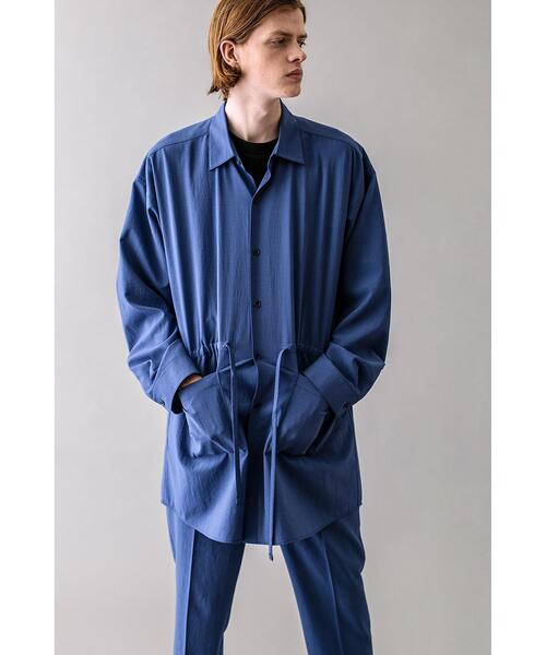 MONKEY TIME(モンキータイム)の「<monkey time> PE/TRO LONG SHIRT/ロングシャツ(シャツ/ブラウス・メンズ・コバルトブルー/ベージュ・S/M/XL/L)」の1枚目の写真