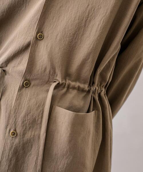 MONKEY TIME(モンキータイム)の「<monkey time> PE/TRO LONG SHIRT/ロングシャツ(シャツ/ブラウス・メンズ・コバルトブルー/ベージュ・S/M/XL/L)」の3枚目の写真