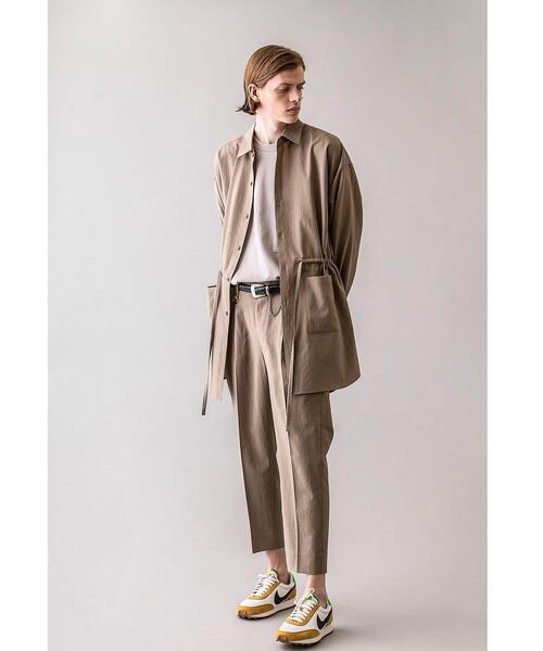 MONKEY TIME(モンキータイム)の「<monkey time> PE/TRO LONG SHIRT/ロングシャツ(シャツ/ブラウス・メンズ・コバルトブルー/ベージュ・S/M/XL/L)」の4枚目の写真