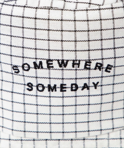 WEGO(ウィゴー)の「WEGO/チェックロゴバケットハット(ハット・レディース・ブラック/ホワイト・FREE)」の12枚目の写真