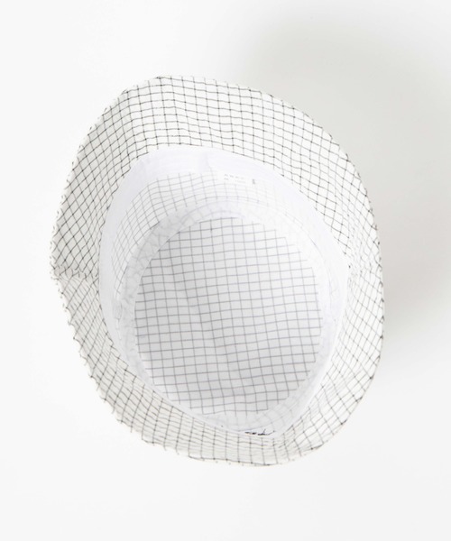 WEGO(ウィゴー)の「WEGO/チェックロゴバケットハット(ハット・レディース・ブラック/ホワイト・FREE)」の7枚目の写真