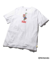 Levi's | LEVI’S(R) X SUPER MARIO(TM) グラフィッククルーネックTシャツ MARIO BW VINE WHITE(Tシャツ/カットソー)