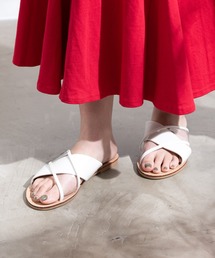 Aunt Marie's | AUNT MARIE'S クリアクロスサンダル(サンダル)