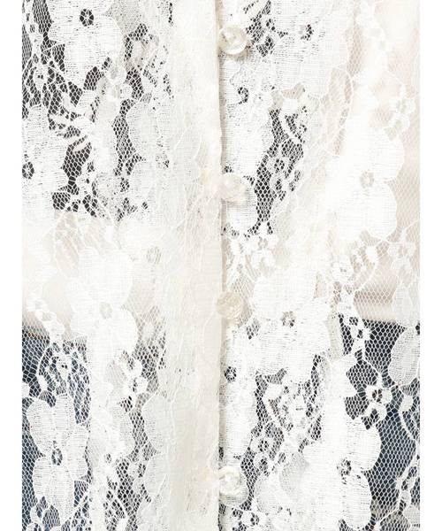 jouetie（ジュエティ）の「クラシカルレースブラウス（シャツ/ブラウス・レディース・ライトブルー/ブラック/オフホワイト・MEDIUM）」の20枚目の写真
