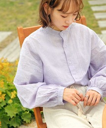 Chillfar | レース刺繍ロマンティックブラウス(シャツ/ブラウス)