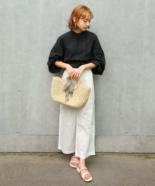 Chillfar（チルファー）の「レース刺繍ロマンティックブラウス（シャツ/ブラウス・レディース・ホワイト/ブラック/グリーン/ラベンダー・MEDIUM/LARGE）」の11枚目の写真