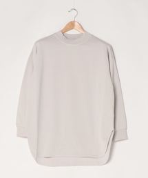 Samansa Mos2 blue | ハイネックプルオーバー(Tシャツ/カットソー)