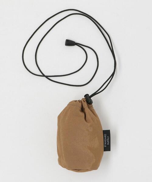 STANDARD SUPPLY（スタンダードサプライ）の「＜STANDARD SUPPLY（スタンダードサプライ）＞ POUCH S/ポーチ（ポーチ・メンズ・モカ/ライトグレー/ブラック・ONE）」の3枚目の写真