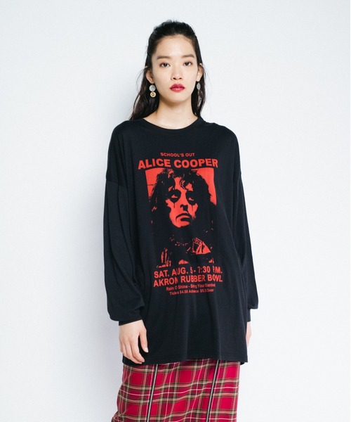 HYSTERICGLAMOUR ALICE COOPER オーバーサイズTシャツ HYSTERICGLAMOUR ALICE COOPER オーバーサイズTシャツ