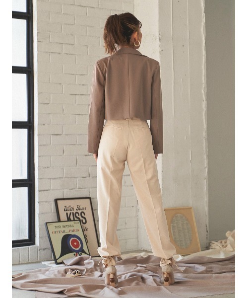 Darich(ダーリッチ)の「アレンジヘムパンツ(その他パンツ・レディース・ブラック/アイボリー・S/M)」の9枚目の写真