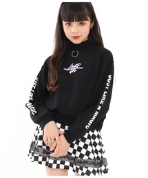 ANAP GｉRL（アナップガール）の「リング付ミニネックトップス（Tシャツ/カットソー・キッズ）」