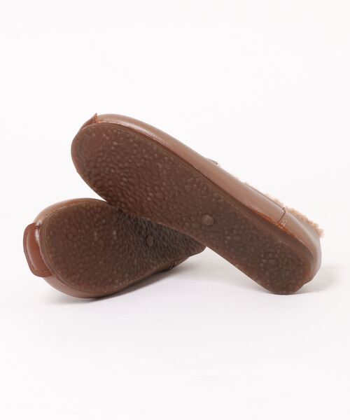 STYLEBLOCK（スタイルブロック）の「内ボアモカシンシューズ（モカシン/デッキシューズ・レディース・カーキ/ブラック/ブラウン・35/38/39/40/36/37）」の4枚目の写真