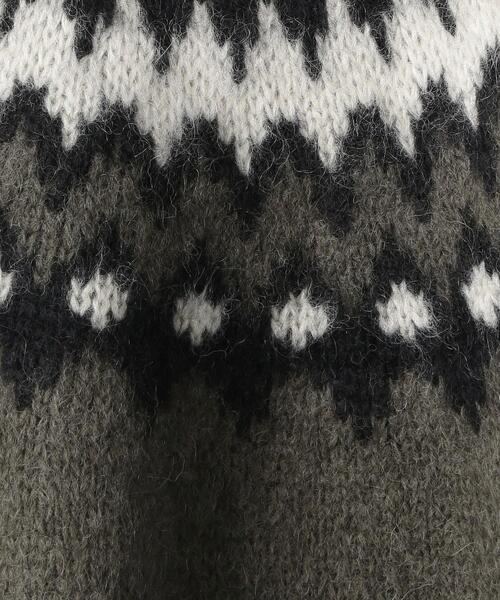 極美品★バトナー×ロク アルパカ モヘヤ ノルディッククルーネックプルオーバー BATONER（バトナー）の「＜BATONER（バトナー）＞ モヘア