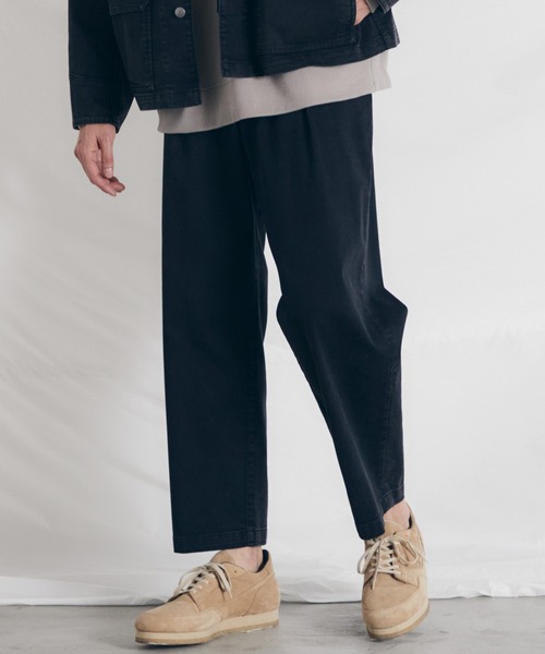 WYM LIDNM(ウィム バイ リドム)の「EURO RAYON STRAIGHT TROUSERS(その他パンツ・メンズ・ホワイト/ブラック/グリーン系その他・S/M/L)」の9枚目の写真