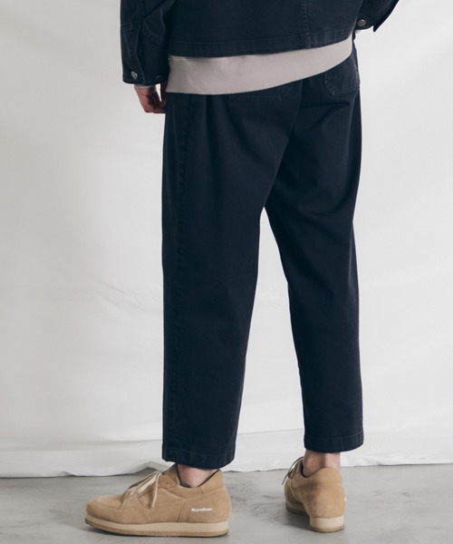 WYM LIDNM(ウィム バイ リドム)の「EURO RAYON STRAIGHT TROUSERS(その他パンツ・メンズ・ホワイト/ブラック/グリーン系その他・S/M/L)」の10枚目の写真