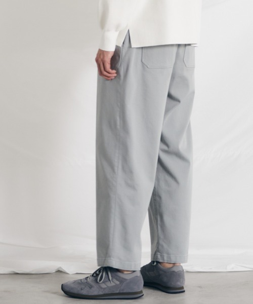 WYM LIDNM(ウィム バイ リドム)の「EURO RAYON STRAIGHT TROUSERS(その他パンツ・メンズ・ホワイト/ブラック/グリーン系その他・S/M/L)」の13枚目の写真