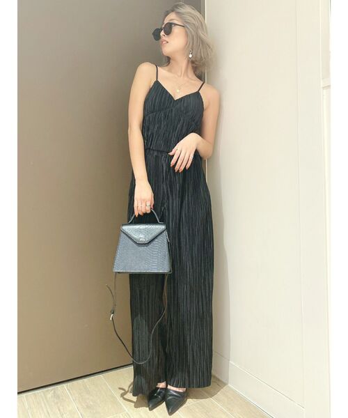 GYDA(ジェイダ)の「サテンプリーツパンツ(その他パンツ・レディース・オフホワイト/ブラック/ピンク・FREE)」の10枚目の写真