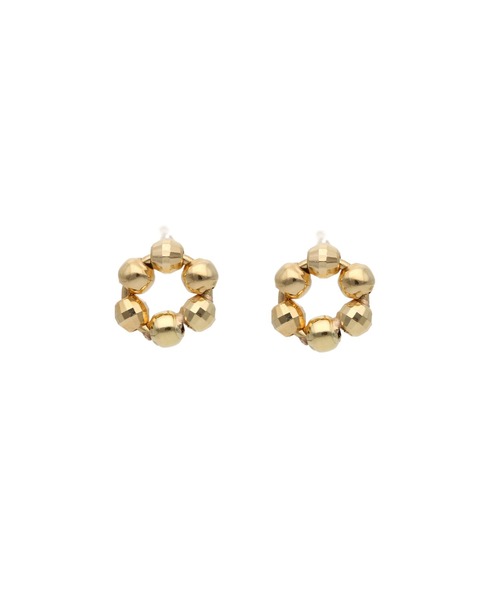 Jewel closet by L&Co.（ジュエルクローゼットバイエルアンドコー）の「K18 ピアス（ピアス（両耳用）・レディース・イエローゴールド・FREE）」の2枚目の写真