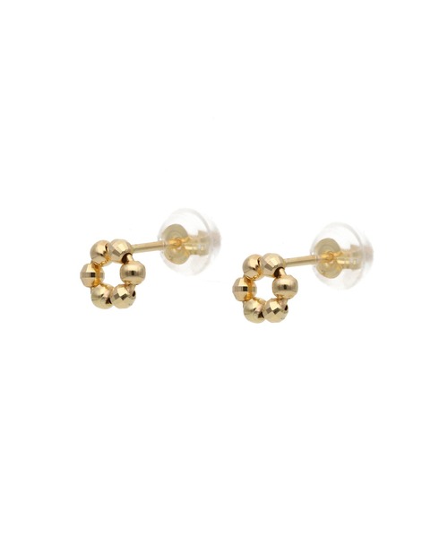 Jewel closet by L&Co.（ジュエルクローゼットバイエルアンドコー）の「K18 ピアス（ピアス（両耳用）・レディース・イエローゴールド・FREE）」の3枚目の写真