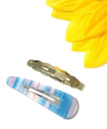 シアーボーダーパッチンセットヘアピン