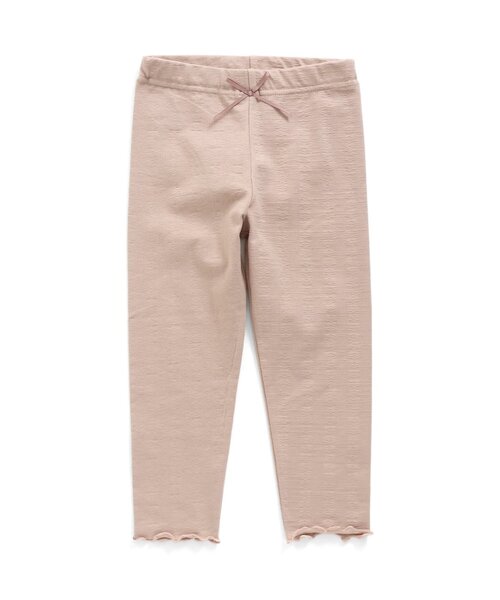 apres les cours（アプレレクール）の「ジャガードレギンス 9分丈（レギンス/スパッツ・キッズ・チャコール/ベージュ/アイボリー・100/120/110/130/80/90）」の3枚目の写真