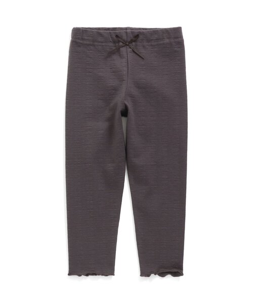 apres les cours（アプレレクール）の「ジャガードレギンス 9分丈（レギンス/スパッツ・キッズ・チャコール/ベージュ/アイボリー・100/120/110/130/80/90）」の2枚目の写真