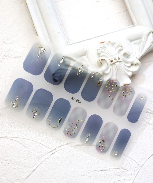 メイクアップハンドネイルぷっくり3d貼るだけジェルネイルシール ネイルシール ネイルチップ Florist フローリスト のファッション