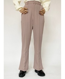 【oneway】ジョーゼットPUスリットフレアーパンツ