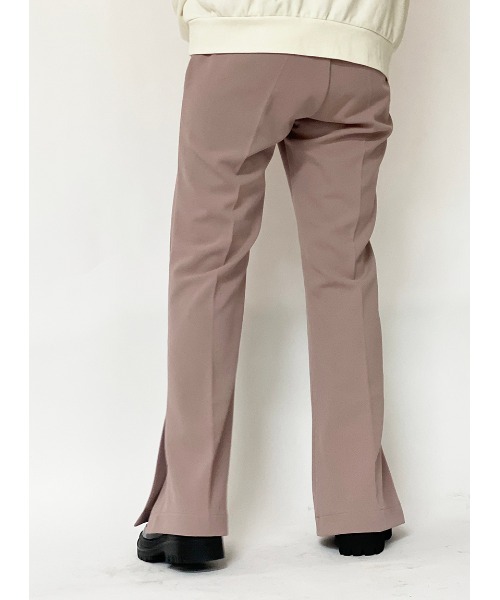 one way（ワンウェイ）の「【oneway】ジョーゼットPUスリットフレアーパンツ（その他パンツ・レディース・ブラック/ライトピンク/ベージュ・FREE）」の19枚目の写真